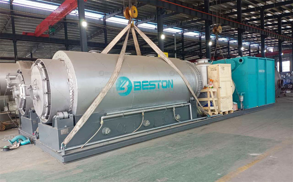 日本BLJ-3廢輪胎煉油設(shè)備發(fā)貨