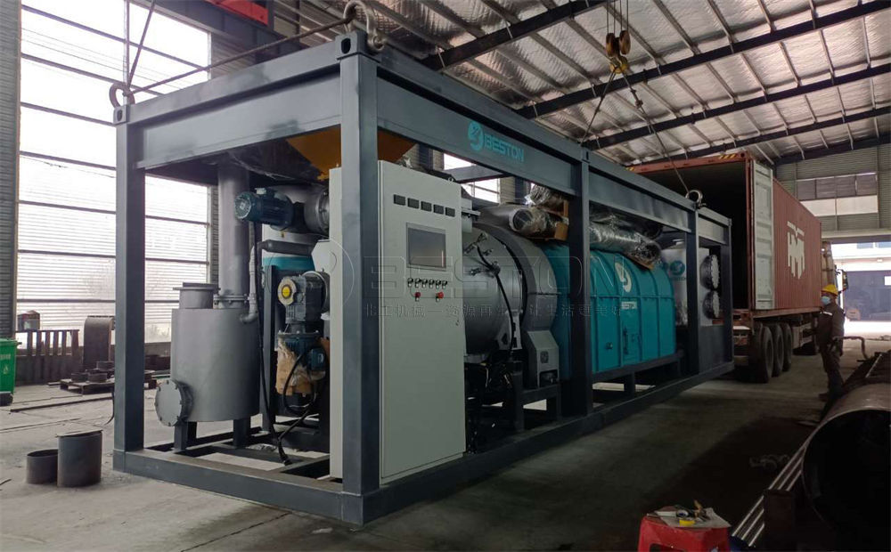 芬蘭BST-10木屑炭化設(shè)備發(fā)貨