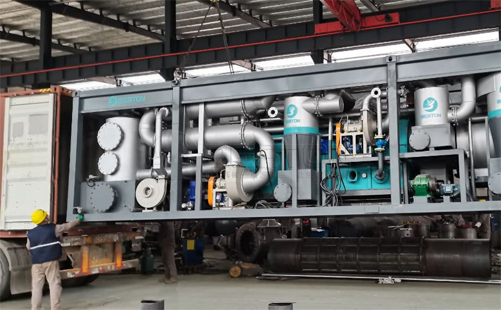 芬蘭BST-10木屑炭化設(shè)備發(fā)貨