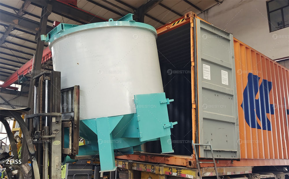 玻利維亞BTF5-8金屬烘干蛋托設(shè)備發(fā)貨