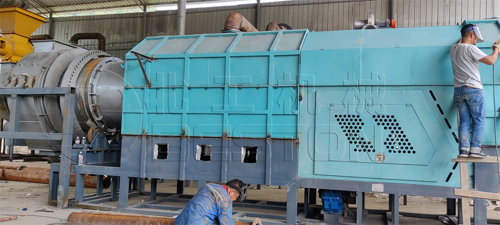 生物質顆粒炭化做為電池的原材料