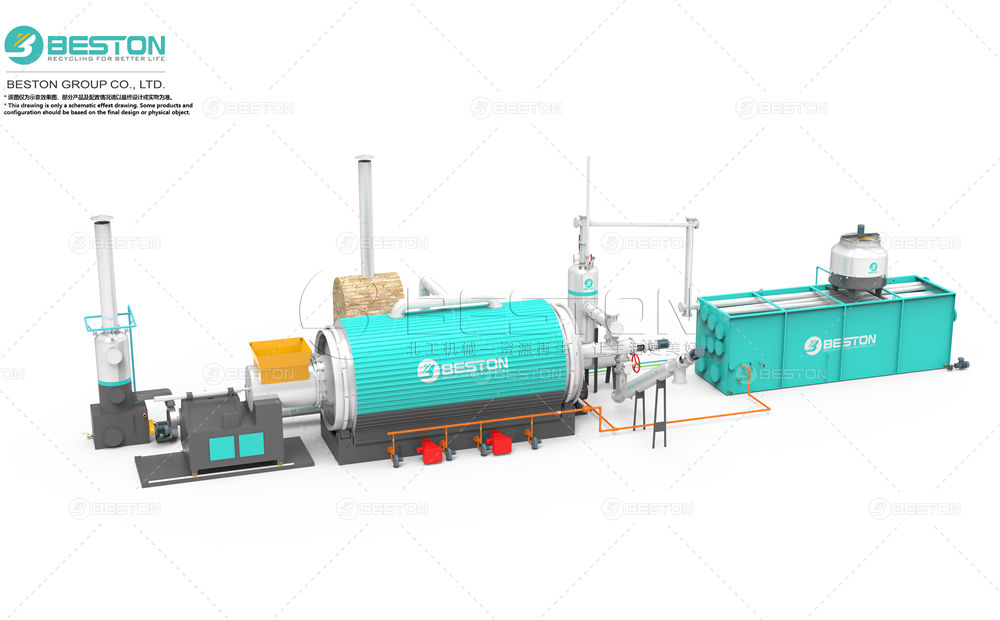 BLJ-16型號(hào)廢輪胎煉油設(shè)備